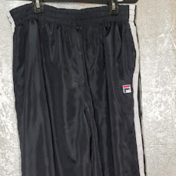 Fila Other - Fila Vintage Side Stripe Windbreaker Pants sz L